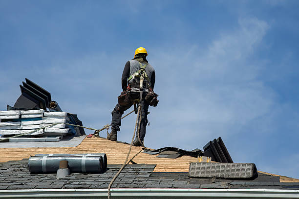 Professional Roofing technician working in Century, FL